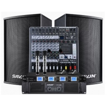 斯維基尼HY-600音響（10英寸號角音箱2只，8路專業(yè)調(diào)音臺臺，600w純后級功放臺，一拖四雙手持雙鵝頸話筒1套）